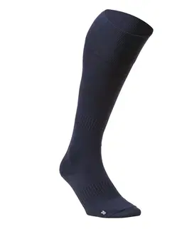hokej Detské ponožky FH500 na pozemný hokej námornícke modré