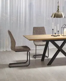Dizajnové Rozkladací jedálenský stôl CAPITAL Halmar 160 cm