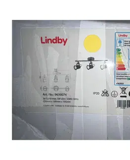 Svietidlá Lindby Lindby - Bodové svietidlo CANSU 3xGU10/5W/230V 