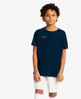 dresy Detský futbalový dres s krátkym rukávom VIRALTO CLUB námornícky modrý