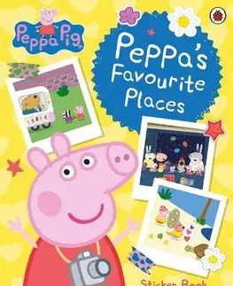 Nalepovačky, vystrihovačky, skladačky Peppa Pig: Peppa's Favourite Places