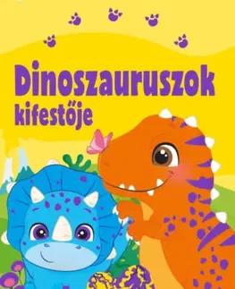 Nalepovačky, vystrihovačky, skladačky Dinoszauruszok kifestője