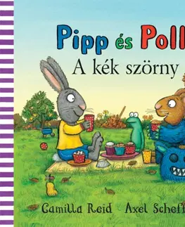 Leporelá, krabičky, puzzle knihy Pipp és Polli - A kék szörny - Axel Scheffler,Camilla Reid