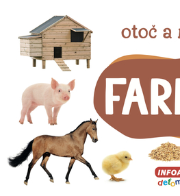 Leporelá, krabičky, puzzle knihy Otoč a nájdi - Farma (SK vydanie)