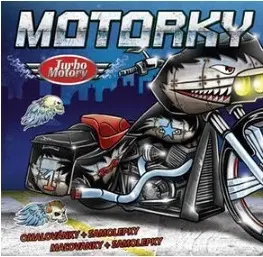 Pre deti a mládež - ostatné Motorky Turbo Motory - maľovanky + samolepky