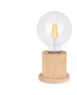 Lampy   7392174 - Stolná lampa TASSE 1xE27/25W/230V dub 