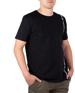 Pánske tričká Pánske tričko inSPORTline Sidestrap Man čierna - 3XL