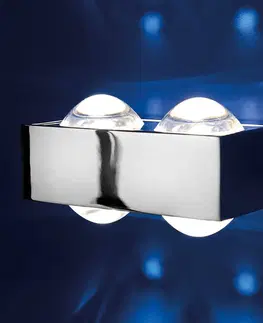 Nástenné svietidlá Top Light 4 šošovky: nástenné svietidlo Focus 150, chróm