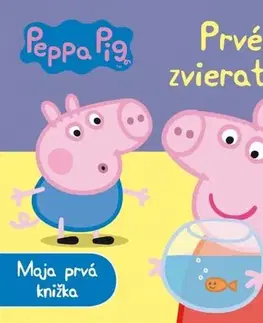 Leporelá, krabičky, puzzle knihy Peppa Pig - Prvé zvieratko