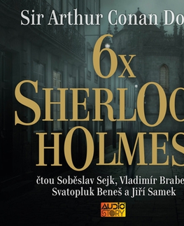 Detektívky, trilery, horory Audiostory 6x Sherlock Holmes