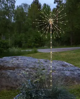 Vonkajšie dekoratívne svietidlá STAR TRADING LED svietidlo Firework Outdoor teplá biela batéria