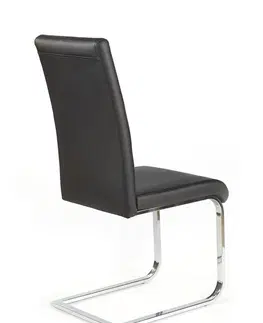 Jedálenské stoličky a kreslá Jedálenská stolička K85 Halmar Čierna