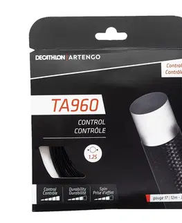 tenis Tenisový výplet TA 960 Control 1,25 mm z monofilamentu čierny