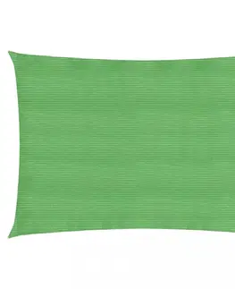 Stínící textilie Tieniaca plachta obdĺžniková HDPE 4 x 7 m Dekorhome Svetlozelená