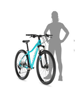 Bicykle Horský bicykel KELLYS VANITY 50 2023 sky blue - M (17", 160-175 cm)