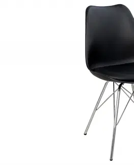 Jedálenské stoličky a kreslá Jedálenská stolička 4 ks IKAROS Dekorhome Biela