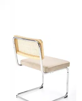 Jedálenské stoličky a kreslá Jedálenská stolička K504  Halmar Béžová