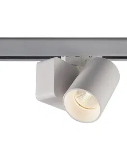 Svietidlá pre 1fázové koľajnicové svetelné systémy Lindby Lindby LED reflektor Linaro/Brinja, biely, 1-fázový