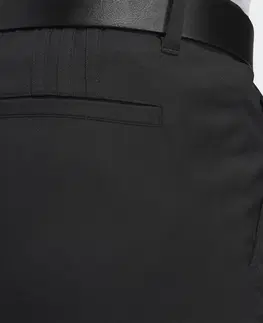 nohavice Pánske golfové nohavice čierne