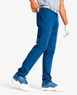 nohavice Pánske golfové nohavice MW500 modré