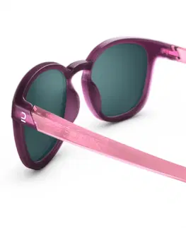 kemping Turistické slnečné okuliare MH160 kategória 3 ružové