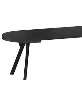 Jedálenské stoly Rozkladací jedálenský stôl DOMINGO Signal Čierna