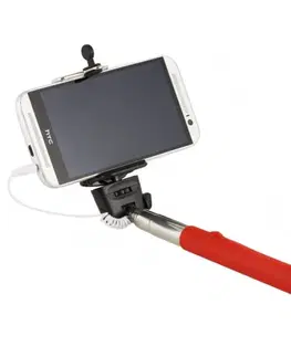 Držiaky na mobil Omega Monopod Selfie Stick, červená