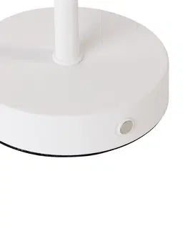 Stolove lampy Moderná stolná lampa biela nabíjateľná - Poppi