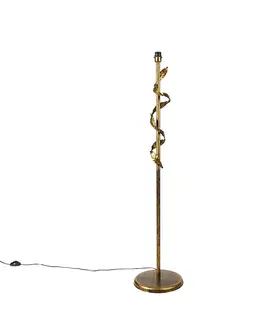 Stojace lampy Vintage stojaca lampa antická zlatá 29 cm bez tienidla - Linden