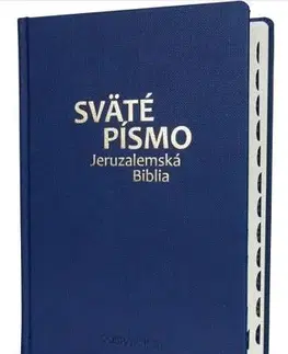 Biblie, biblistika Sväté písmo – Jeruzalemská Biblia modrá (veľký formát)