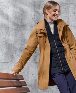 Coats & Jackets Outdoorový kabát 3 v 1, koňakový