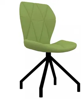 Jedálenské stoličky a kreslá Jedálenská stolička 6 ks umelá koža Dekorhome Cappuccino