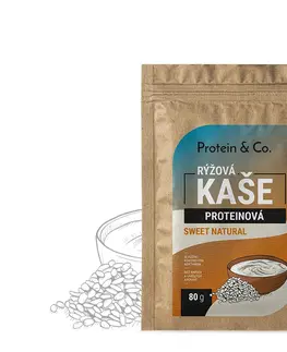 Kaše, müsli a cereálie Protein & Co. Proteínová ryžová kaša 80 g PRÍCHUŤ: Čokoláda