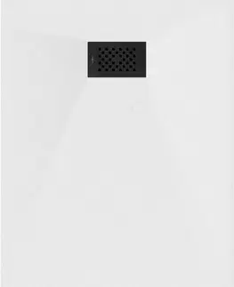 Vane MEXEN/S - Hugo sprchová vanička SMC 100x80, biela, krytka čierna 42108010-B