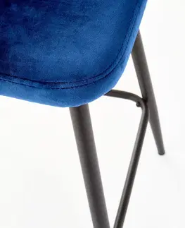 Barové stoličky Barová stolička H-96 Halmar Modrá