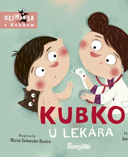 Leporelá, krabičky, puzzle knihy Kubko u lekára - Marta Galewska-Kustra,Joanna Klos,Ladislav Holiš