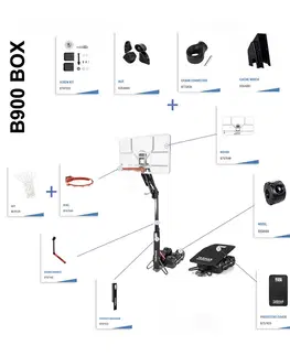 basketbal Chránič stĺpika na basketbalový kôš NBA B900 Box