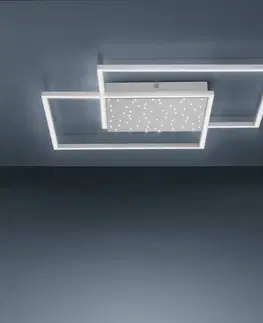 Stropné svietidlá Paul Neuhaus Paul Neuhaus Yuki stropné LED svetlo, hranatý tvar