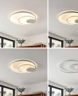 Stropné svietidlá Lindby Lindby Nerwin stropné LED svietidlo okrúhle, biele
