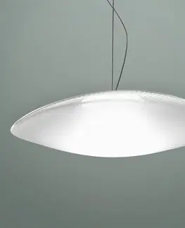 Závesné svietidlá Fabbian Fabbian Loop – LED sklenená zavesená lampa 3 000 K