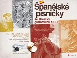 Učebnice a príručky Španělské písničky se slovíčky, gramatikou a CD - Kolektív autorov