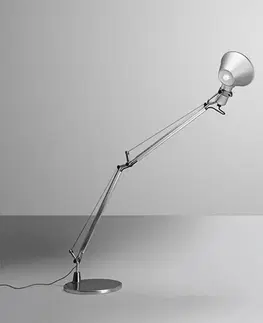 Stolové lampy na písací stôl Artemide LED lampa Artemide Tolomeo Midi hliník 2700K