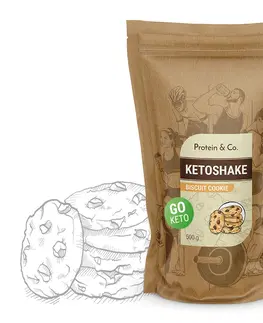 Ketodiéta Protein & Co. Ketoshake – proteínový diétny koktail Váha: 500 g, PRÍCHUŤ: Coconut milk