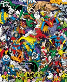 Hračky puzzle CLEMENTONI - Puzzle 1000 dielikov Impossible - DC Comics
