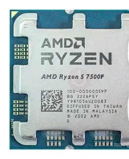 Procesory AMD Ryzen 5 7500F (až 5,0GHz  38MB  65W  AM5) tray 100-000000597