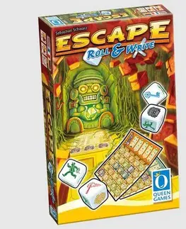 Rodinné hry Queen Games Hra Escape Roll and Write Queen Games