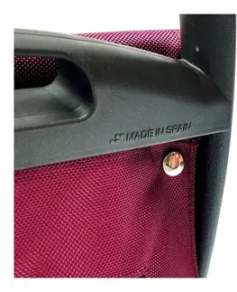 Nákupné tašky a košíky Rolser Nákupná taška na kolieskach Com MF 8 Black Tube, bordó
