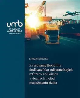 Manažment Zvyšovanie flexibility dodávateľsko-odberateľských reťazcov aplikáciou vybraných metód manažmentu rizika - Lenka Veselovská