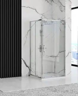Sprchovacie kúty REA/S - Sprchovací kút PUNTO 80x80 So sprchovou vaničkou Savoy KPL-K0863