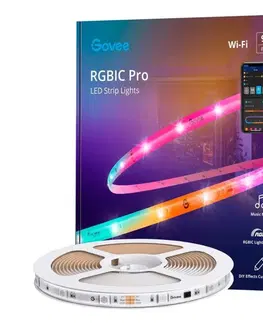 LED osvetlenie Govee Govee - Wi-Fi RGBIC Smart PRO LED pásik 3m - extra odolný 